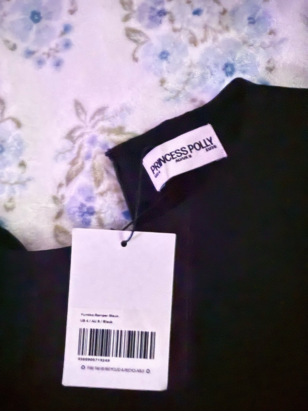 Princess Polly Yumiko Romper Black - Picture 5 of 6